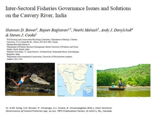 New Book Chapter – Inter-sectoral governance of fisheries in Cauvery River