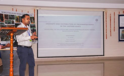 Talk on ‘Status of fish diversity in the Eastern Ghats’