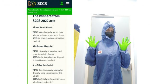 PhD student wins best intern award at SCCS 2022