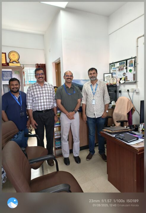 Anish Warrier and Gokul Valsan from Manipal Academy of Higher Education (MAHE) visits our lab