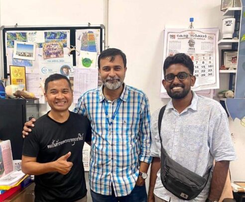 Sahat Ratmuangkhwang, PhD student from Kasetsart University, Thailand visits our lab