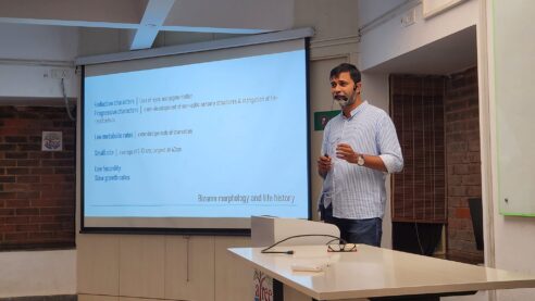 Lab PI gives a talk at ATREE Bangalore