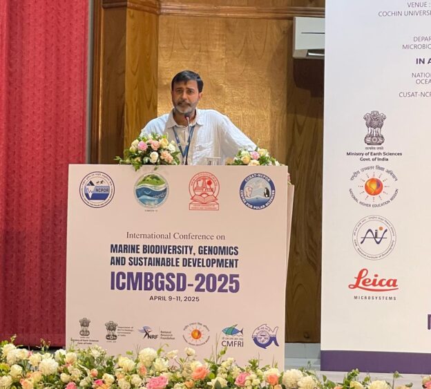 Lab PI gives a talk at the International Conference on Marine Biodiversity, Genomics and Sustainable Development (ICMBGSD 2025)