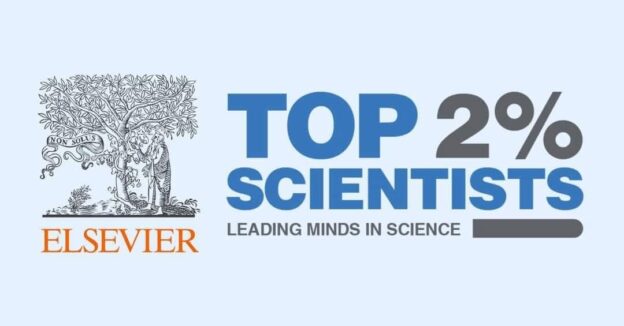 PI listed in the ‘Elsevier-Scopus Top 2% Scientists of the World’ for 4th year in a row