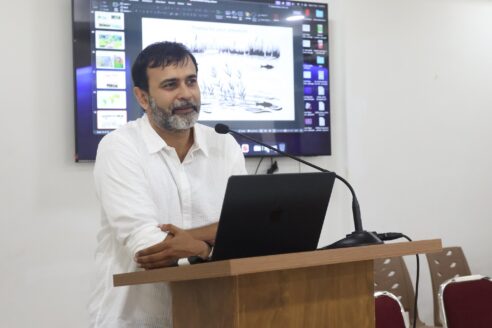 PI delivered an invited talk at the International Conference on on Ecology and Restoration of Riparian Ecosystems’ at the MES Asmabi College Kodungaloor